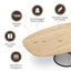 Esstisch Eiche Massiv Oval Anastasia