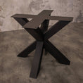 Bild in Galerie-Betrachter laden, Spider Gestell (Runde Tisch) schwarz
